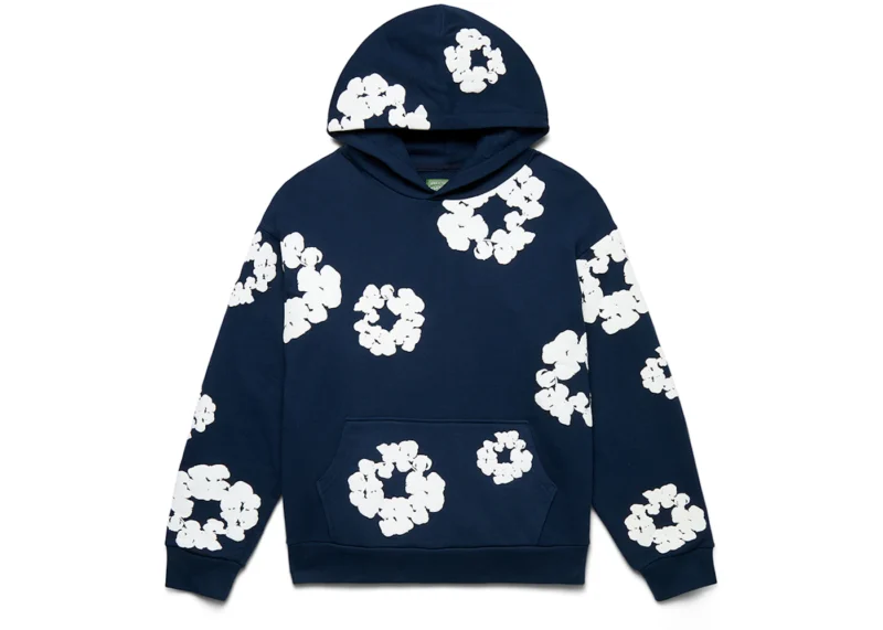 Denim Tears Cotton Wreath Sweatshirt Navy