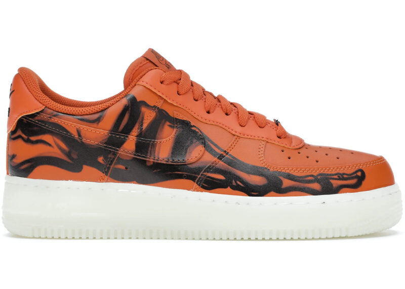 Air Force 1 Low QS Orange Skeleton Halloween