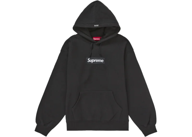 Supreme Box Logo Hooded Sweatshirt Black