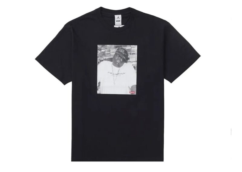 Supreme Jordan Biggie S S Top Black